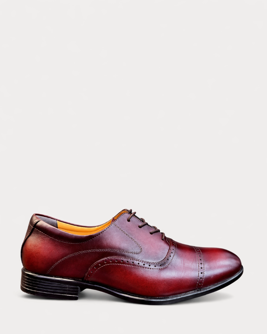 VERONA Oxford Quarter Brogue - Bordeaux