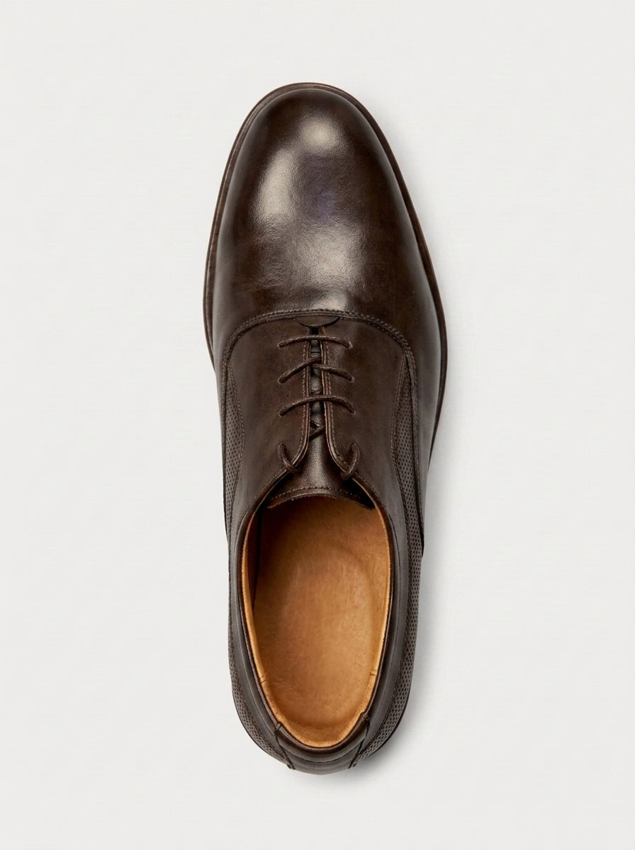 MILANO Oxford Semi-Brogue - Dark Coffe