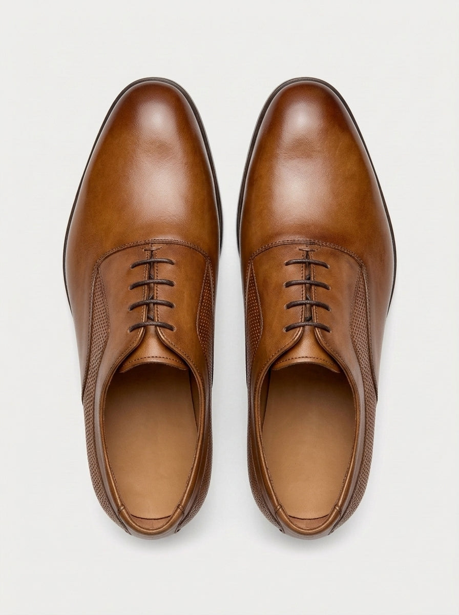 MILANO Oxford Semi-Brogue - Toffe