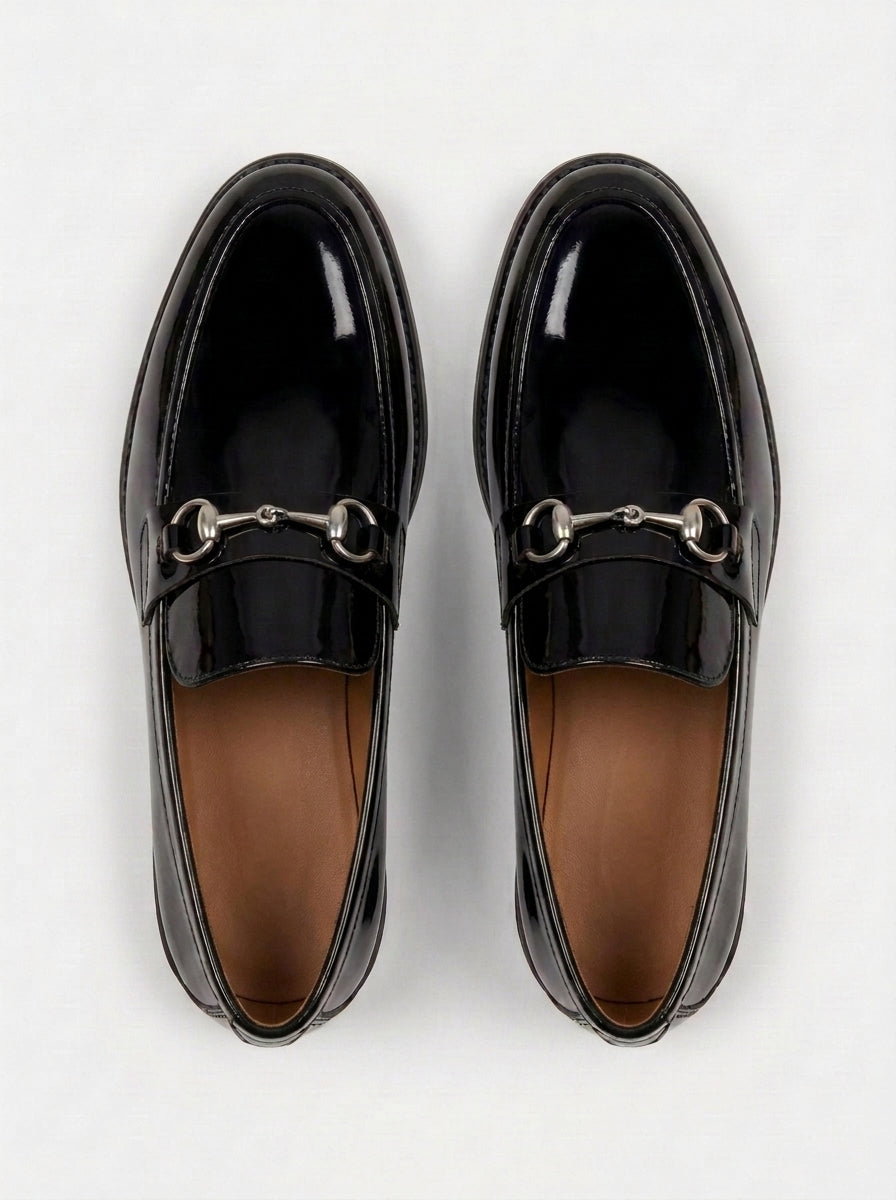 AMALFI Mocasín Charol - Imperial Black