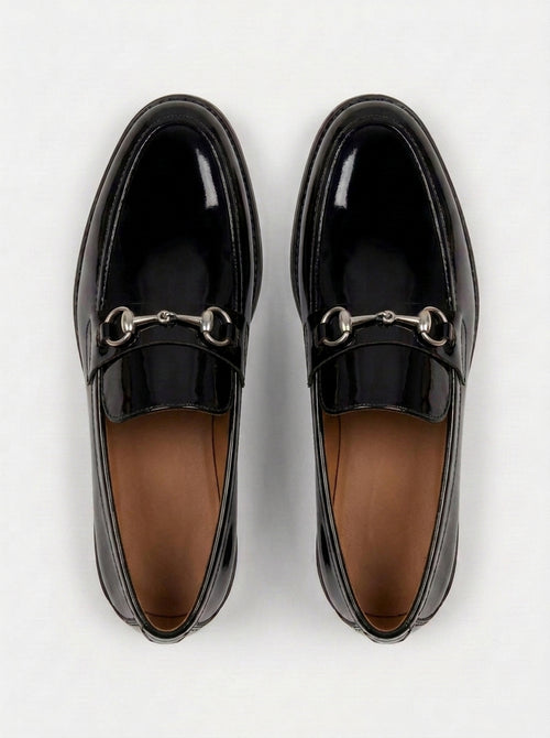 AMALFI Mocasín Charol - Imperial Black