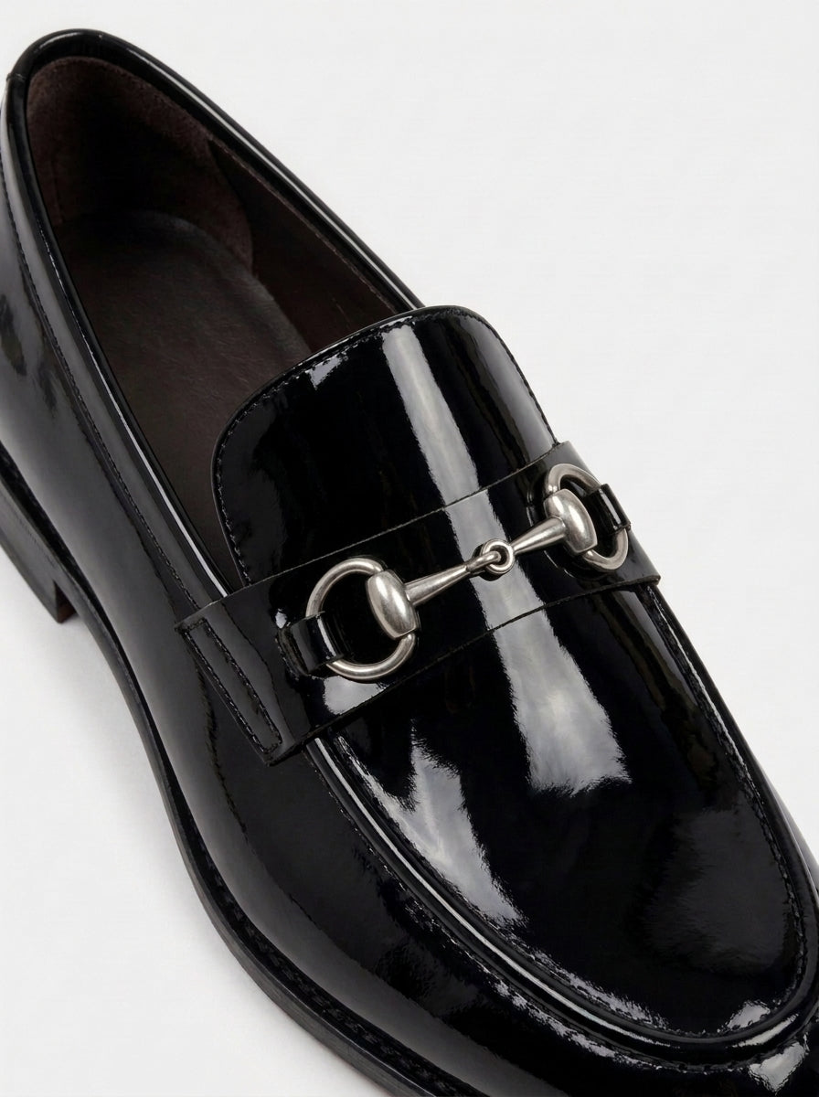 AMALFI Mocasín Charol - Imperial Black