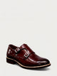 VENEZIA Monk Strap Charol - Bordeaux