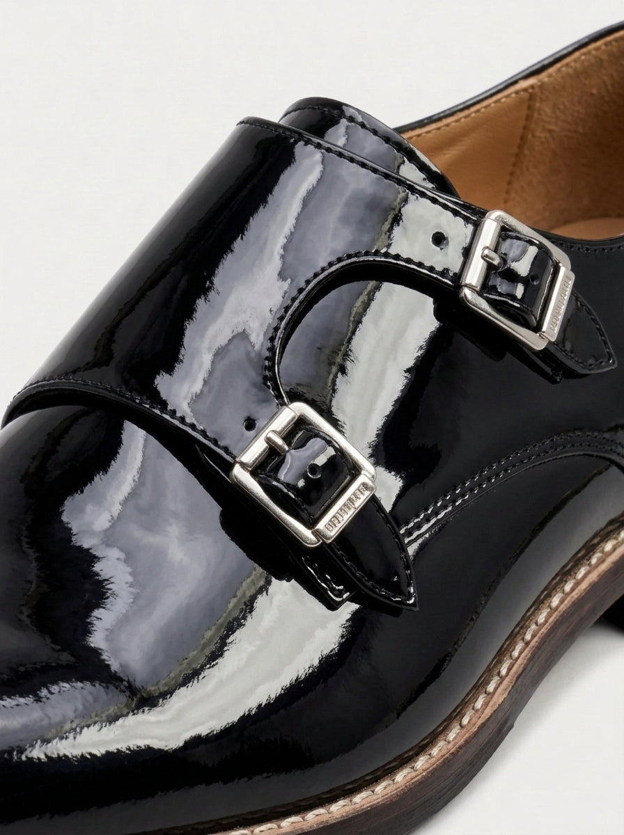 VENEZIA Monk Strap Charol - Imperial Black