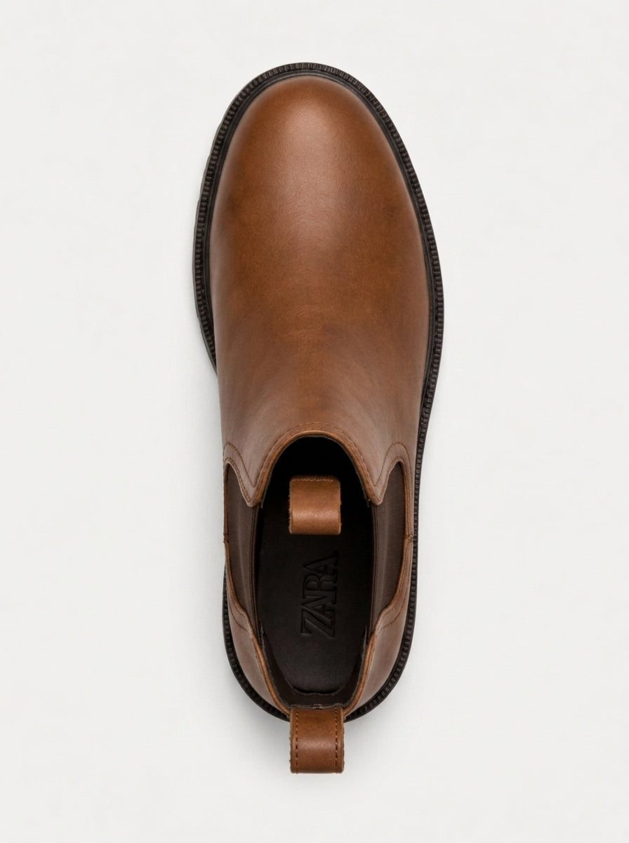 TURÍN Chelsea Boot - Dark Coffe