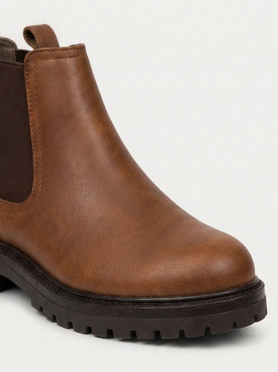 TURÍN Chelsea Boot - Dark Coffe