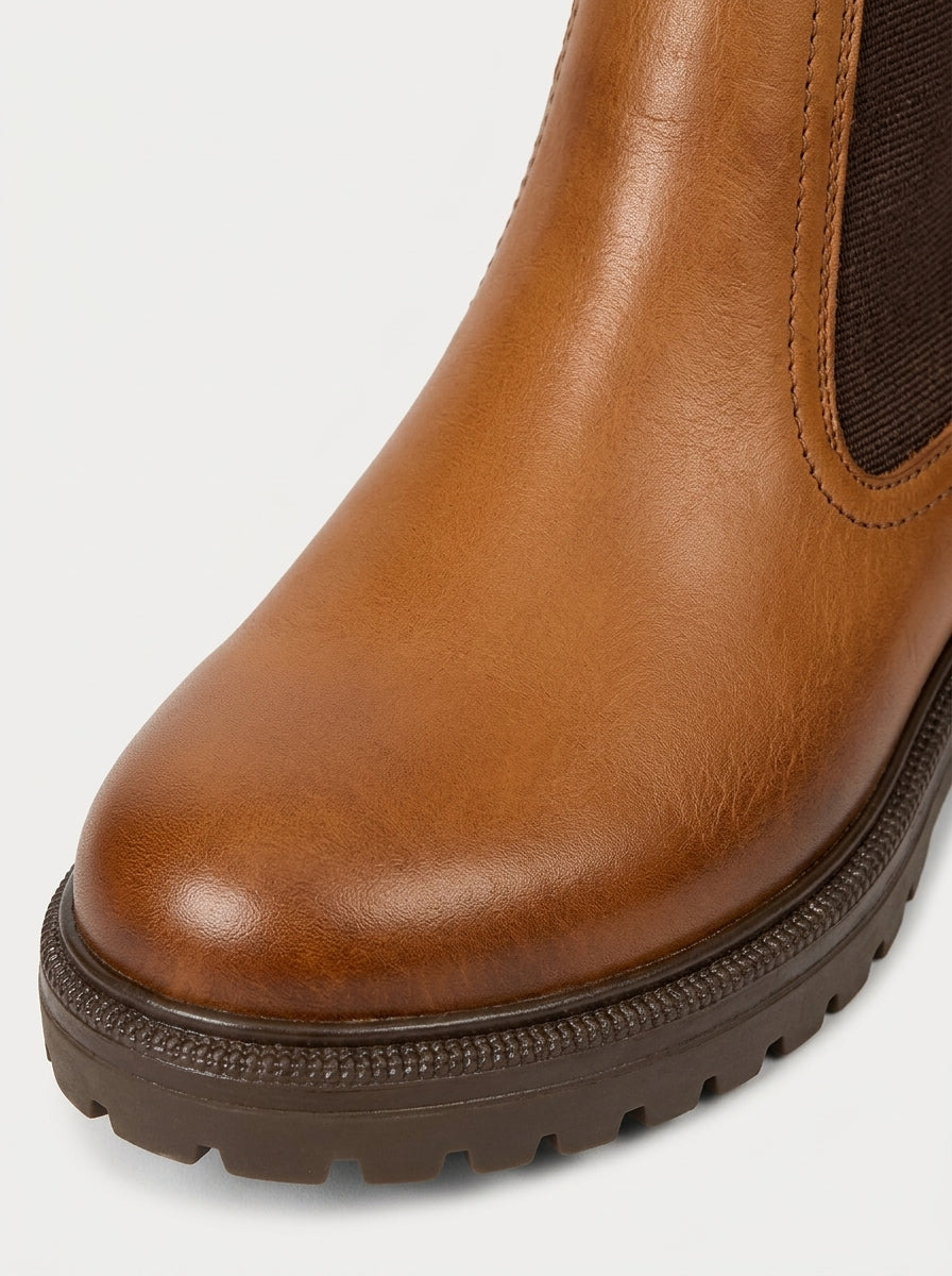 TURÍN Chelsea Boot - Caramel